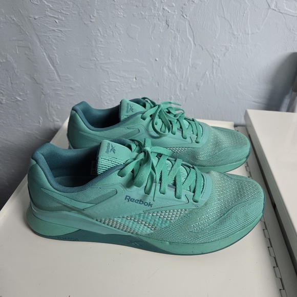 Reebok Women's Nano X4 Turquoise Sneakers - Picture 5 of 7